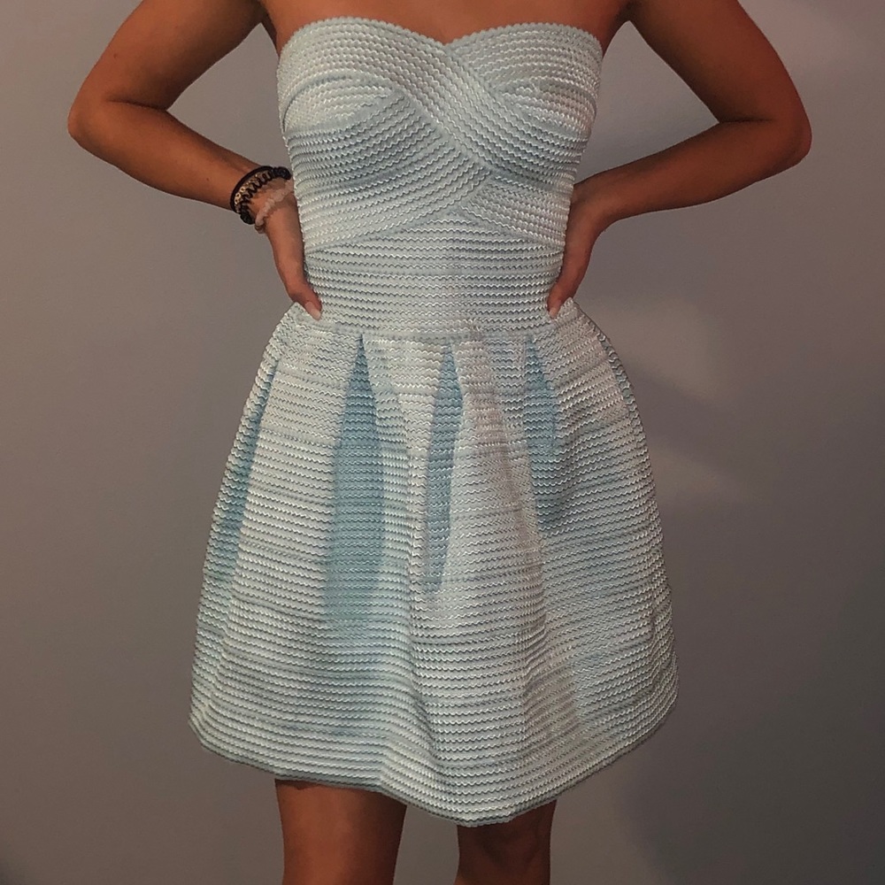 Small Blue Bandage Dress 👗